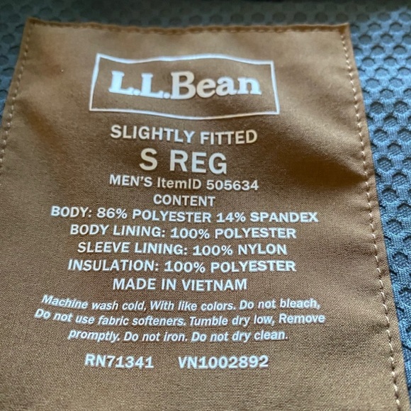 L.L. Bean Colorblock Insulated Jacket - Picture 2 of 3